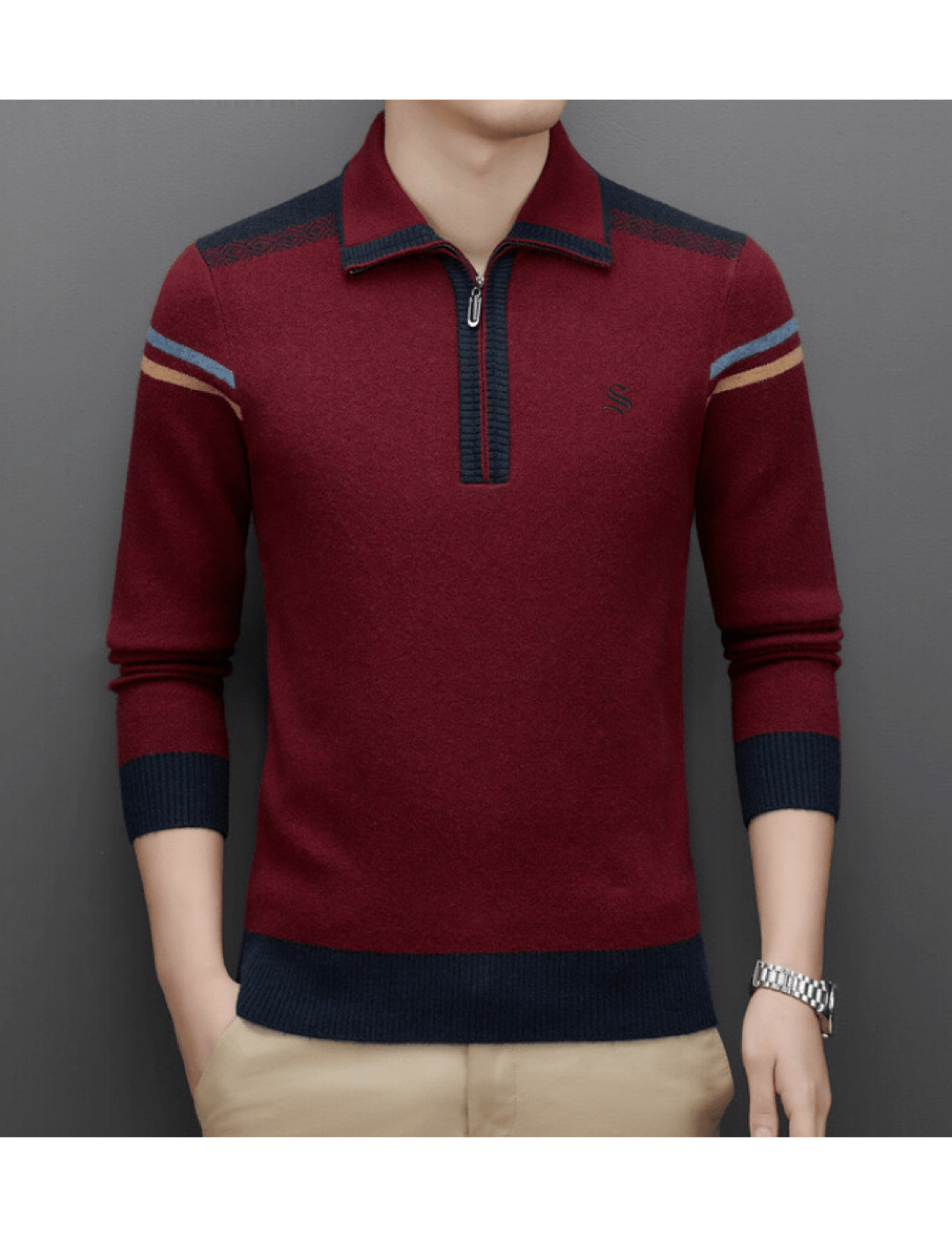 MVP 177 - Sweater for Men - Sarman Fashion - Wholesale Clothing Fashion Brand for Men from Canada