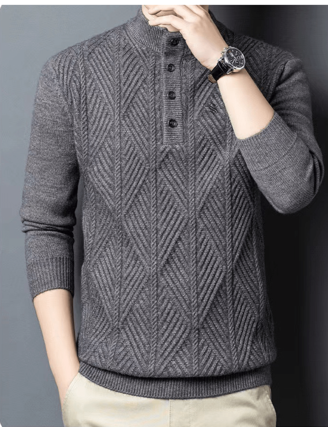 MVP 20 - Sweater for Men - Sarman Fashion - Wholesale Clothing Fashion Brand for Men from Canada