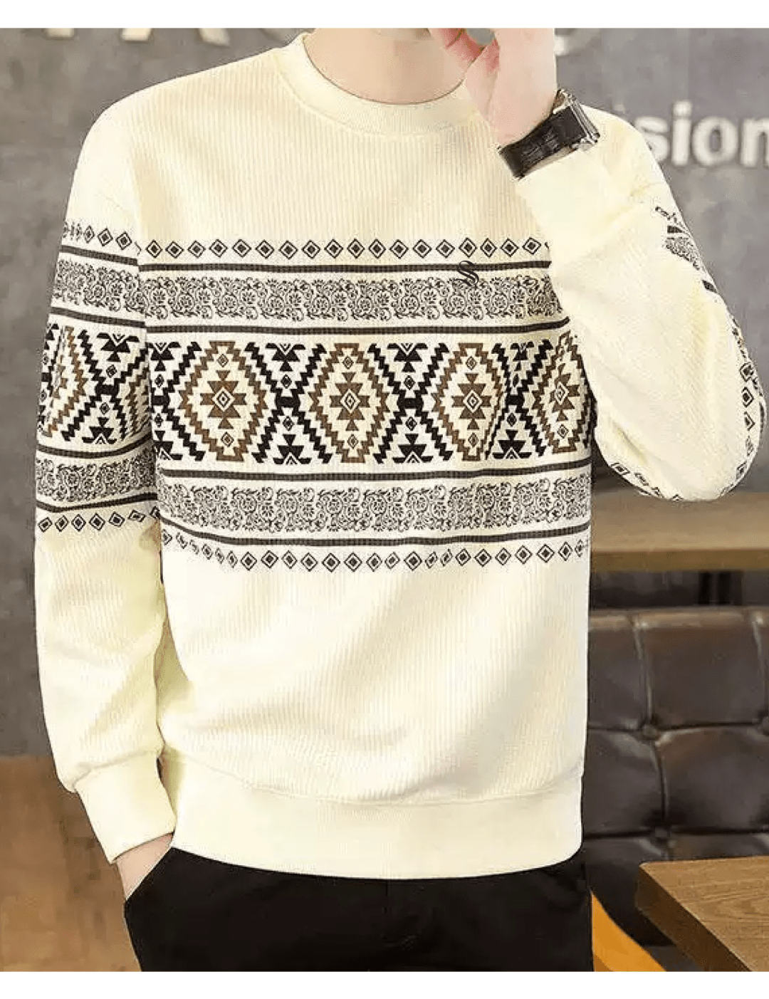 MVP 4 - Sweater for Men - Sarman Fashion - Wholesale Clothing Fashion Brand for Men from Canada