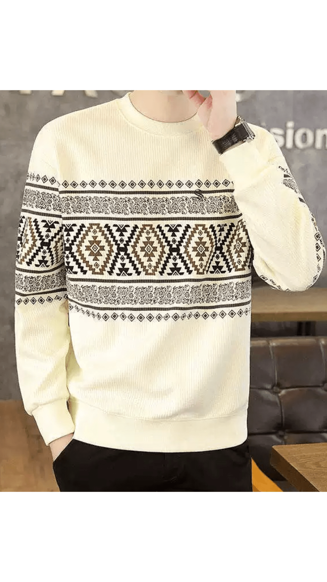 MVP 4 - Sweater for Men - Sarman Fashion - Wholesale Clothing Fashion Brand for Men from Canada