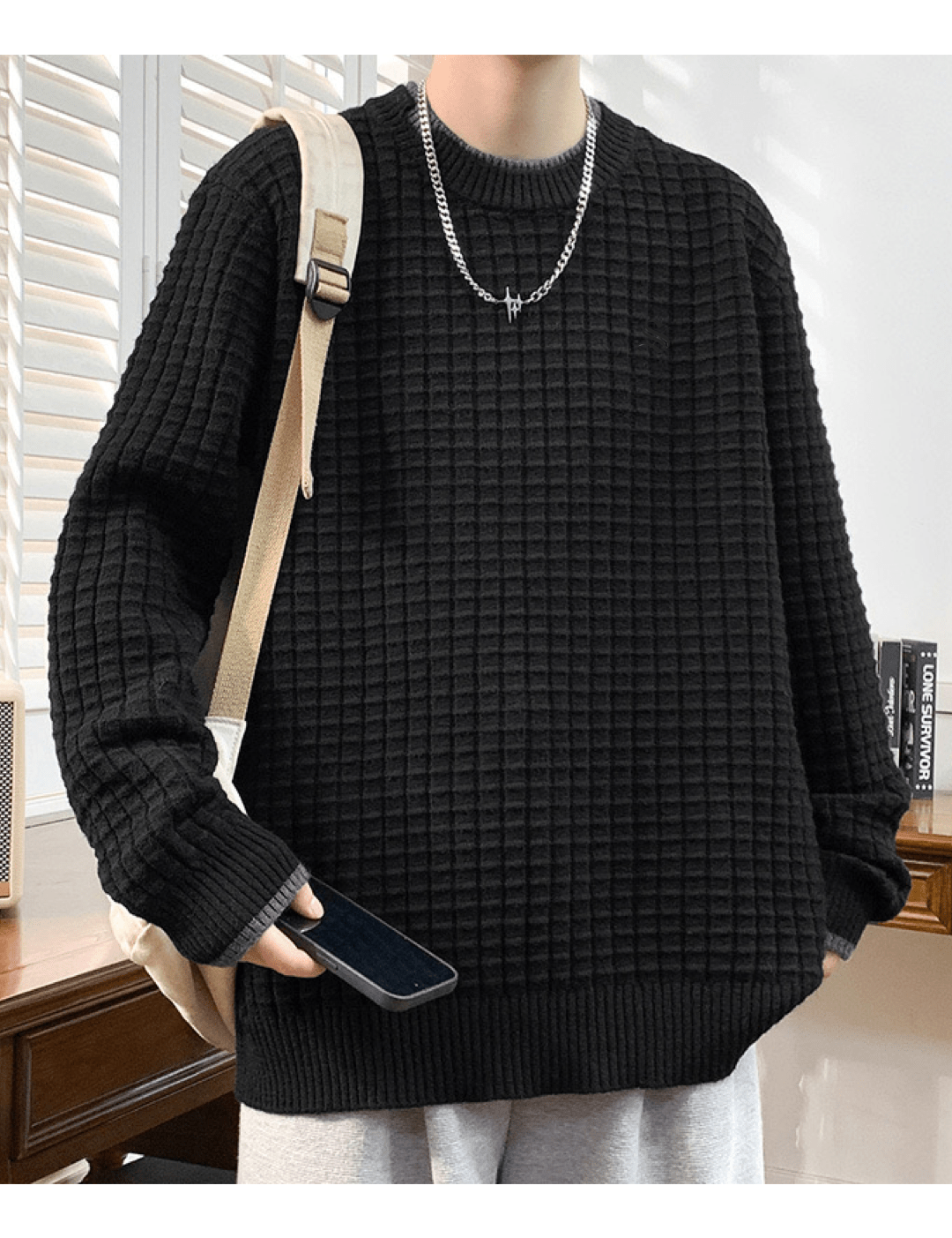 MVP - Sweater for Men - Sarman Fashion - Wholesale Clothing Fashion Brand for Men from Canada