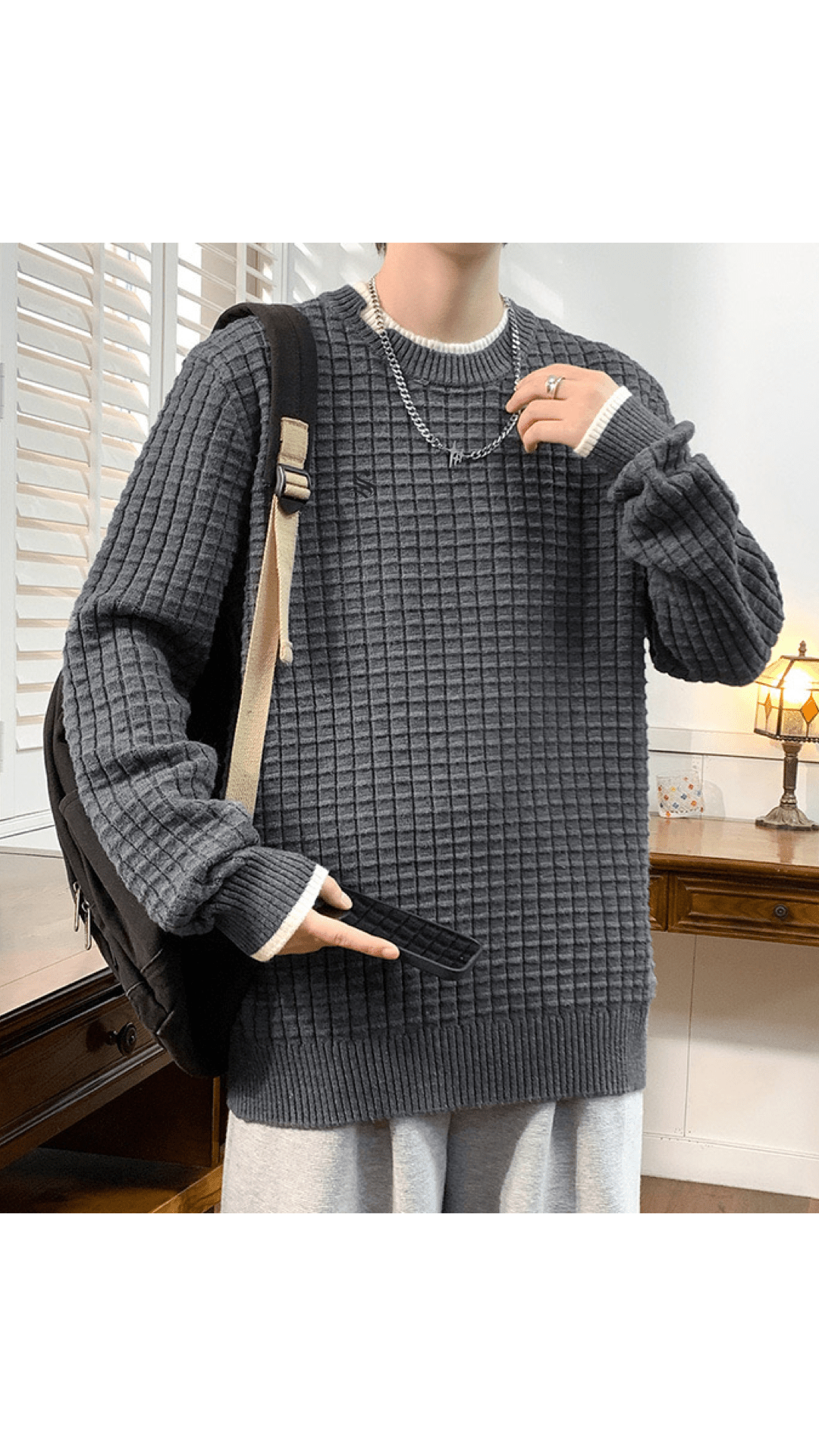 MVP - Sweater for Men - Sarman Fashion - Wholesale Clothing Fashion Brand for Men from Canada