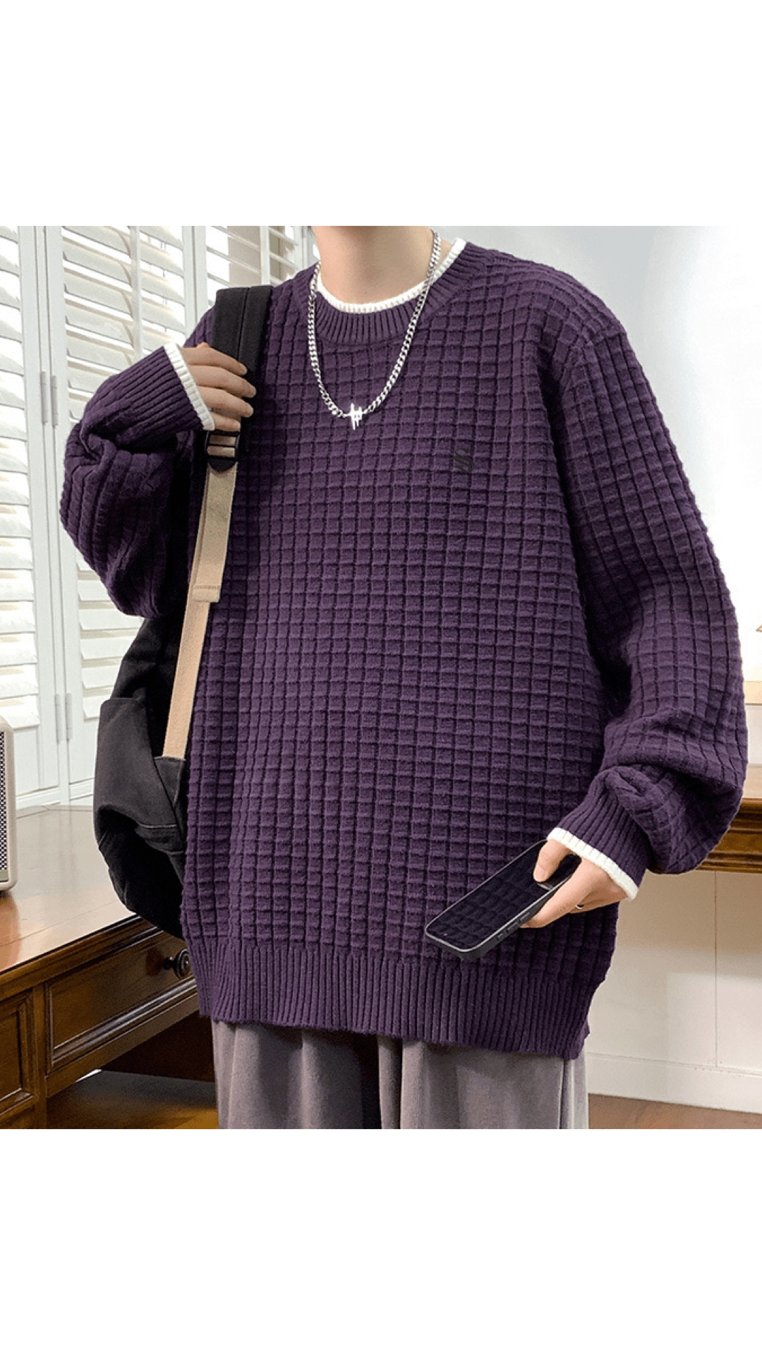 MVP - Sweater for Men - Sarman Fashion - Wholesale Clothing Fashion Brand for Men from Canada