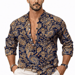 Naraw 2 - Long V - Neck Shirt for Men - Sarman Fashion - Wholesale Clothing Fashion Brand for Men from Canada