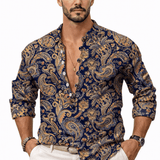 Naraw 2 - Long V - Neck Shirt for Men - Sarman Fashion - Wholesale Clothing Fashion Brand for Men from Canada