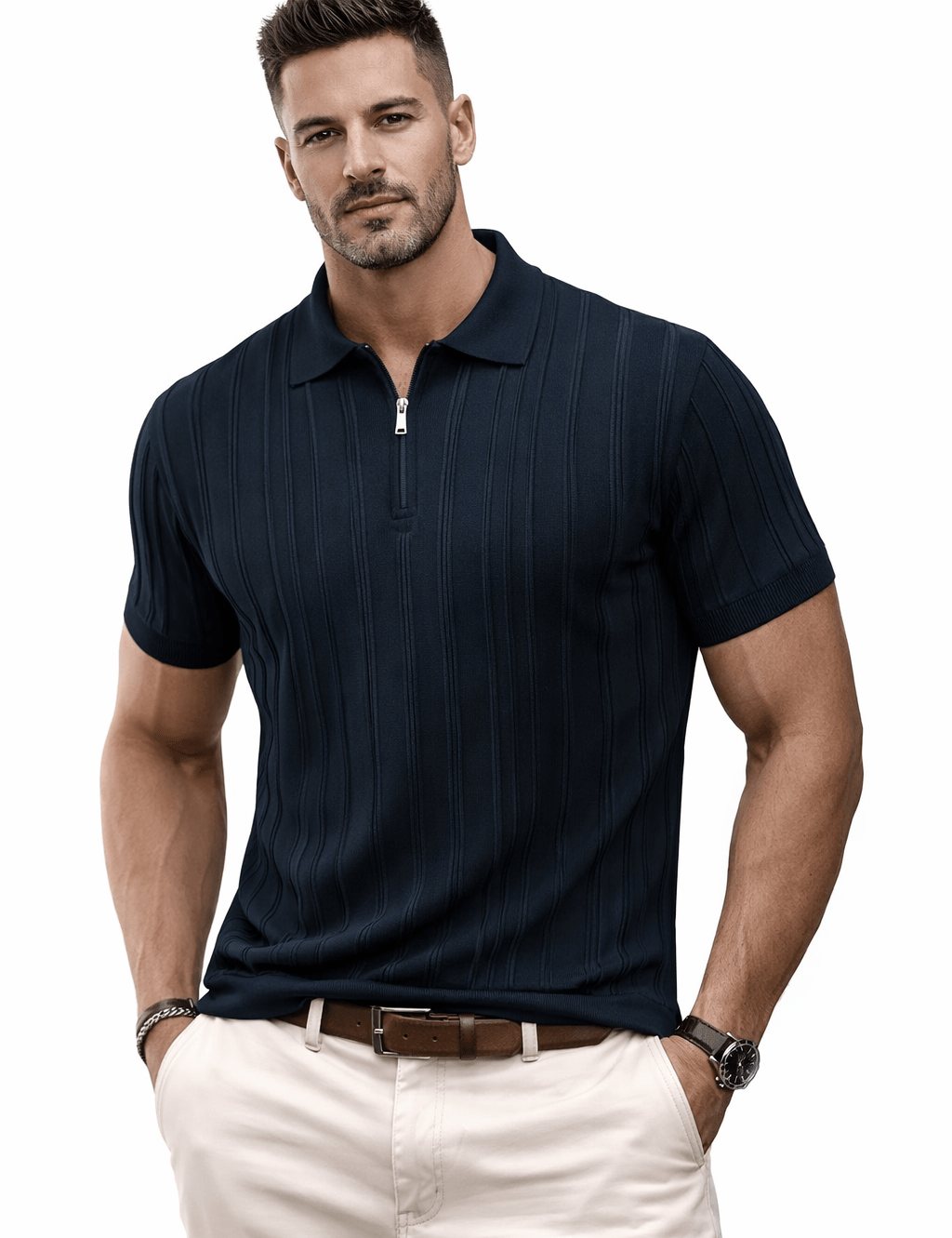 Nava 32 - Polo Shirt for Men - Sarman Fashion - Wholesale Clothing Fashion Brand for Men from Canada