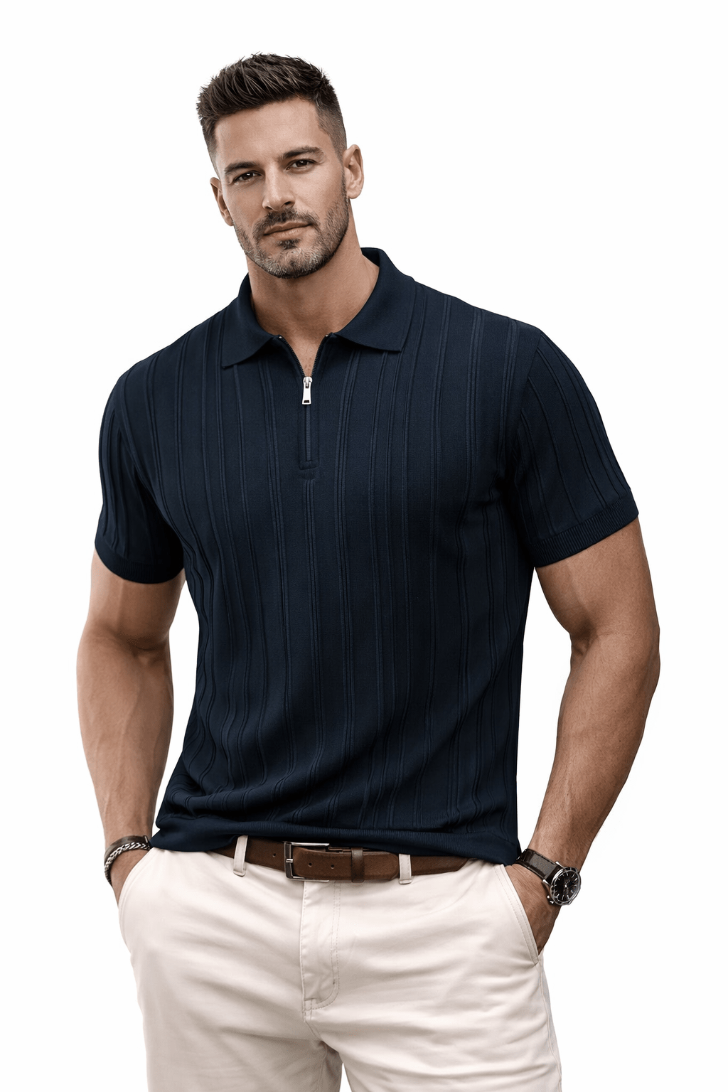 Nava 32 - Polo Shirt for Men - Sarman Fashion - Wholesale Clothing Fashion Brand for Men from Canada