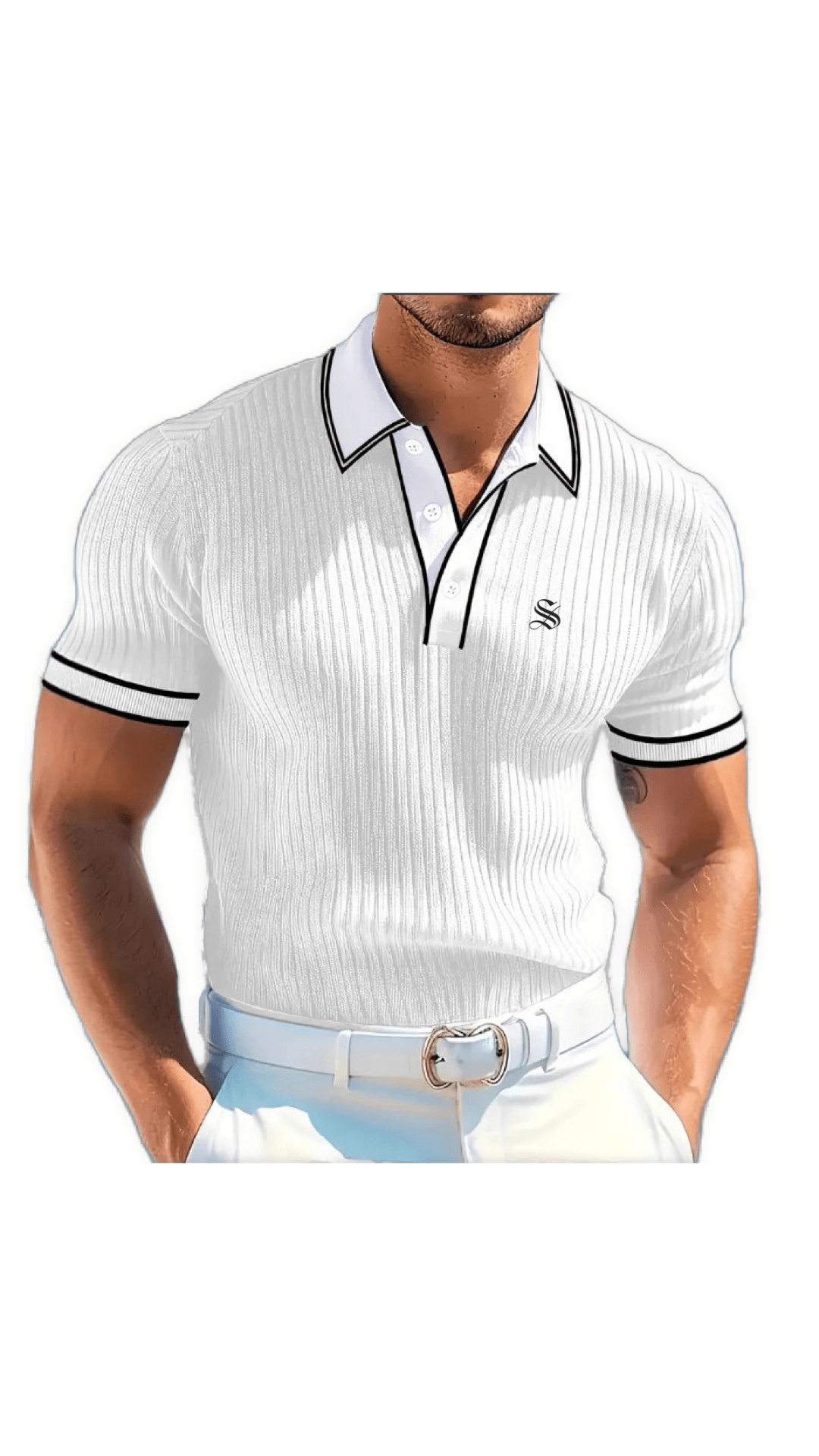 Nava 4 - Polo Shirt for Men - Sarman Fashion - Wholesale Clothing Fashion Brand for Men from Canada