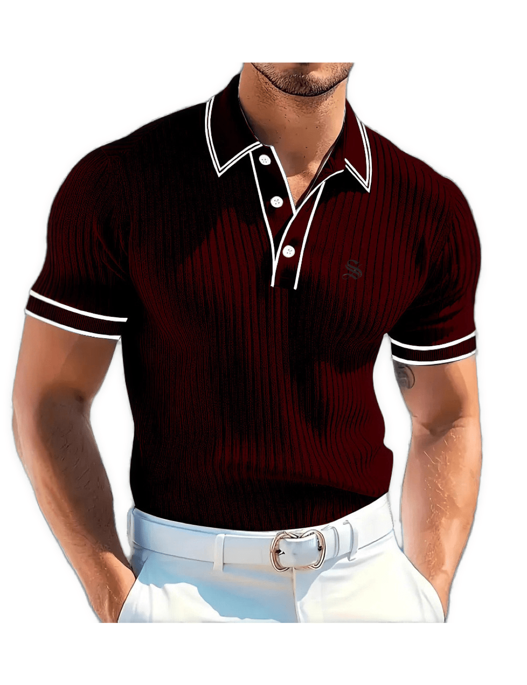Nava 4 - Polo Shirt for Men - Sarman Fashion - Wholesale Clothing Fashion Brand for Men from Canada