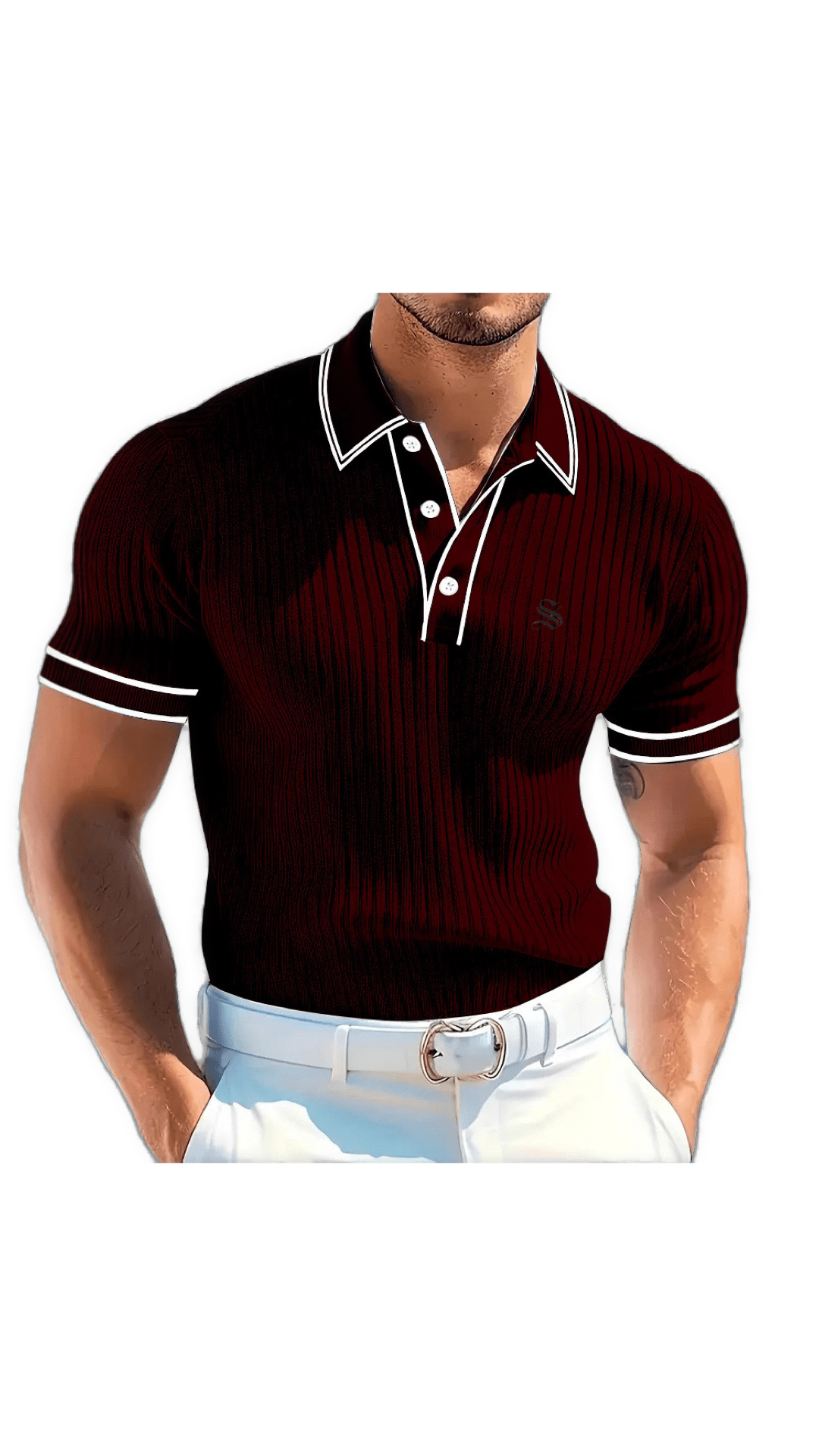 Nava 4 - Polo Shirt for Men - Sarman Fashion - Wholesale Clothing Fashion Brand for Men from Canada