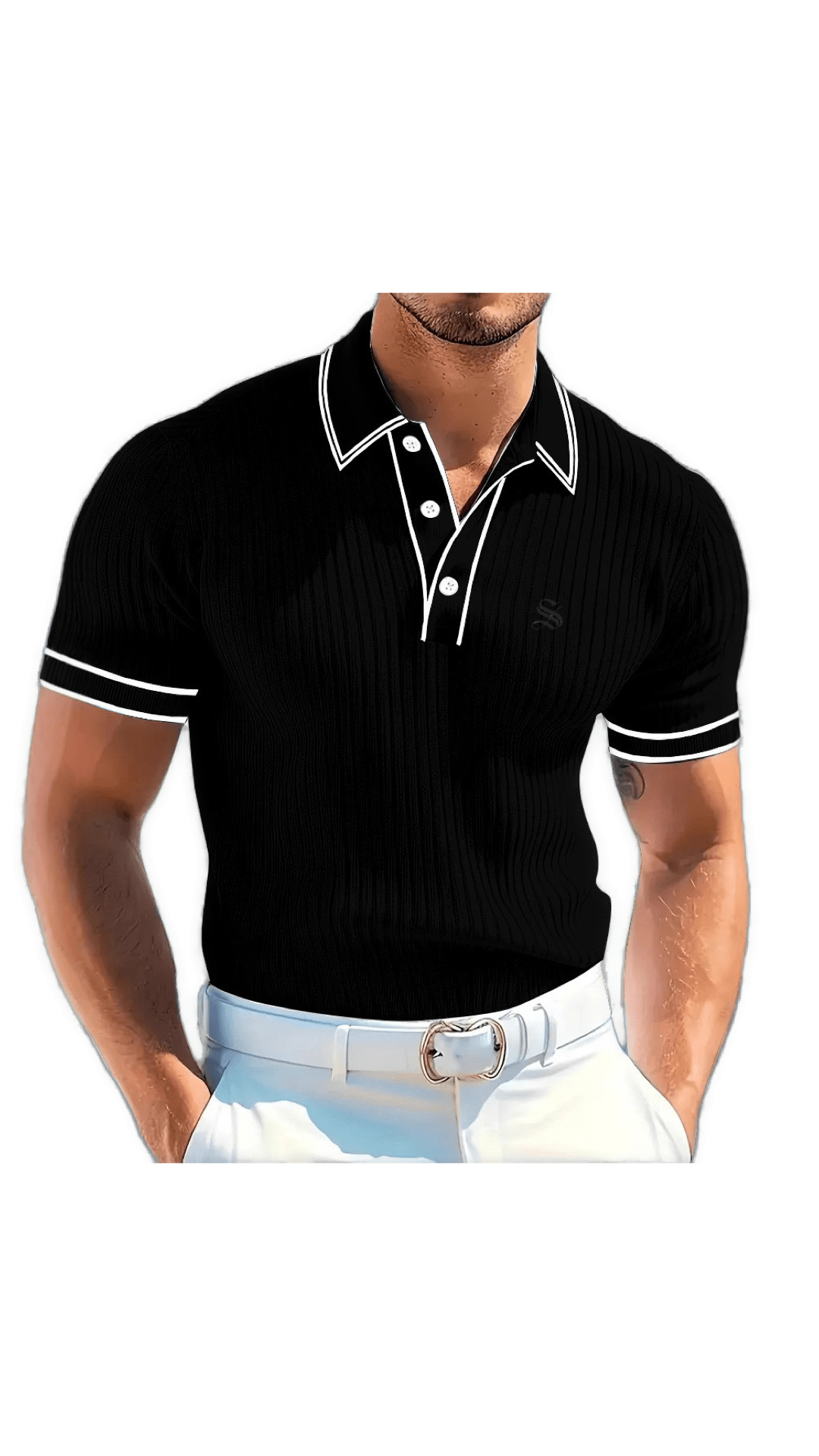 Nava 4 - Polo Shirt for Men - Sarman Fashion - Wholesale Clothing Fashion Brand for Men from Canada