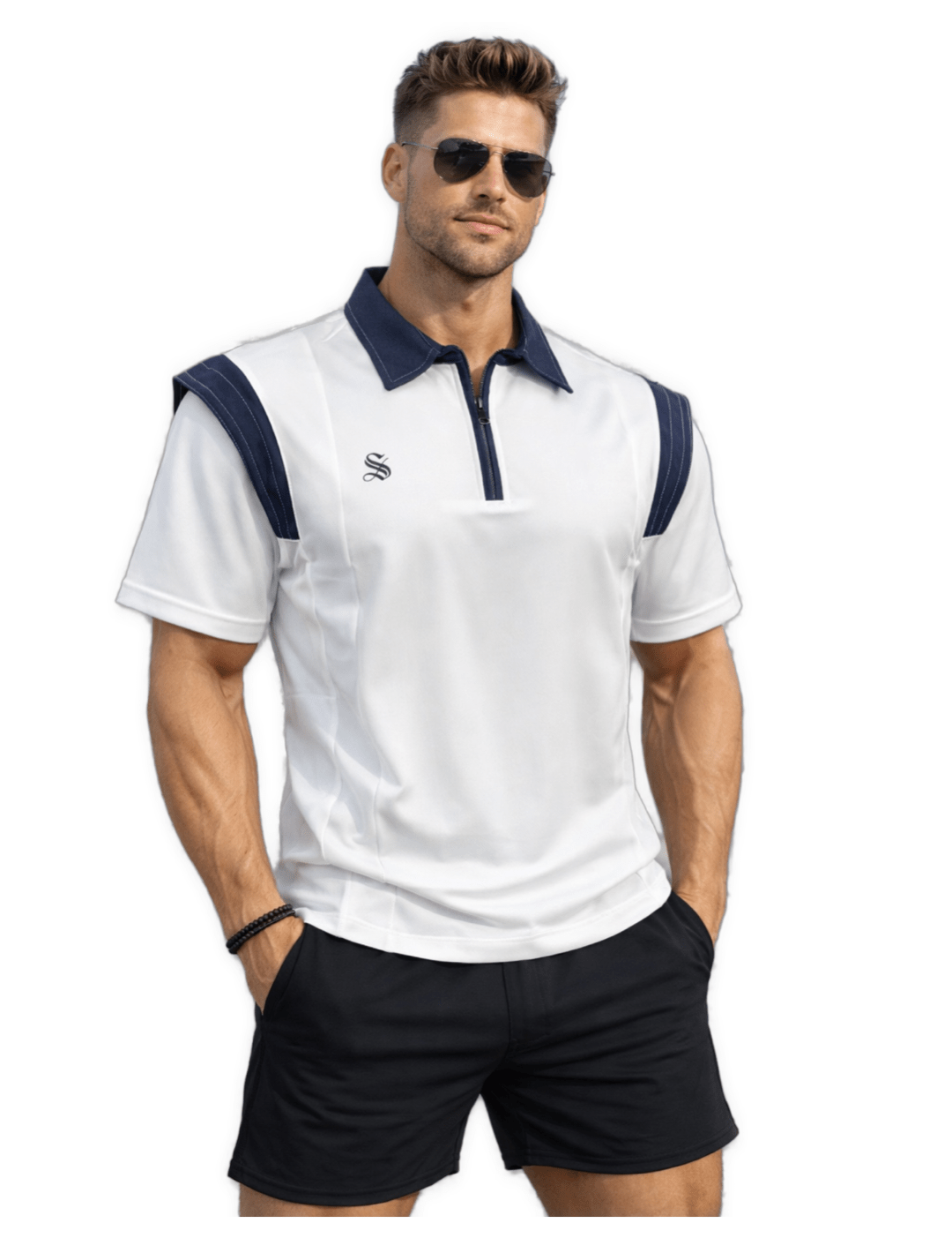 Nava 9 - Polo Shirt for Men - Sarman Fashion - Wholesale Clothing Fashion Brand for Men from Canada