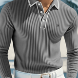 Naza 2 - Long Sleeves Polo Shirt for Men - Sarman Fashion - Wholesale Clothing Fashion Brand for Men from Canada