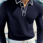 Naza 2 - Long Sleeves Polo Shirt for Men - Sarman Fashion - Wholesale Clothing Fashion Brand for Men from Canada