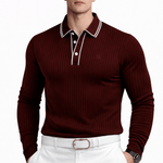 Naza 2 - Long Sleeves Polo Shirt for Men - Sarman Fashion - Wholesale Clothing Fashion Brand for Men from Canada