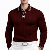 Naza 2 - Long Sleeves Polo Shirt for Men - Sarman Fashion - Wholesale Clothing Fashion Brand for Men from Canada