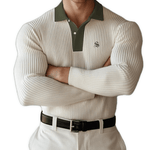 Naza - Long Sleeves Polo Shirt for Men - Sarman Fashion - Wholesale Clothing Fashion Brand for Men from Canada