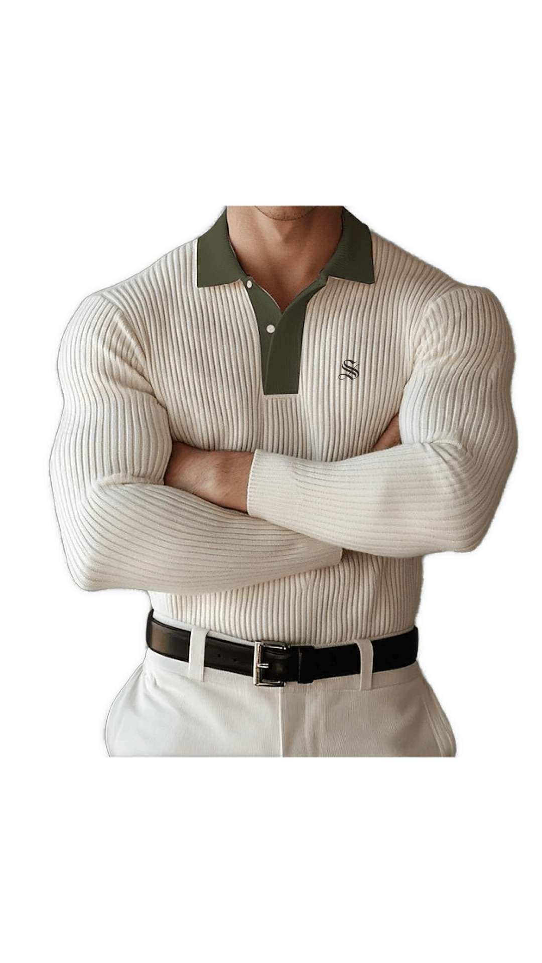 Naza - Long Sleeves Polo Shirt for Men - Sarman Fashion - Wholesale Clothing Fashion Brand for Men from Canada