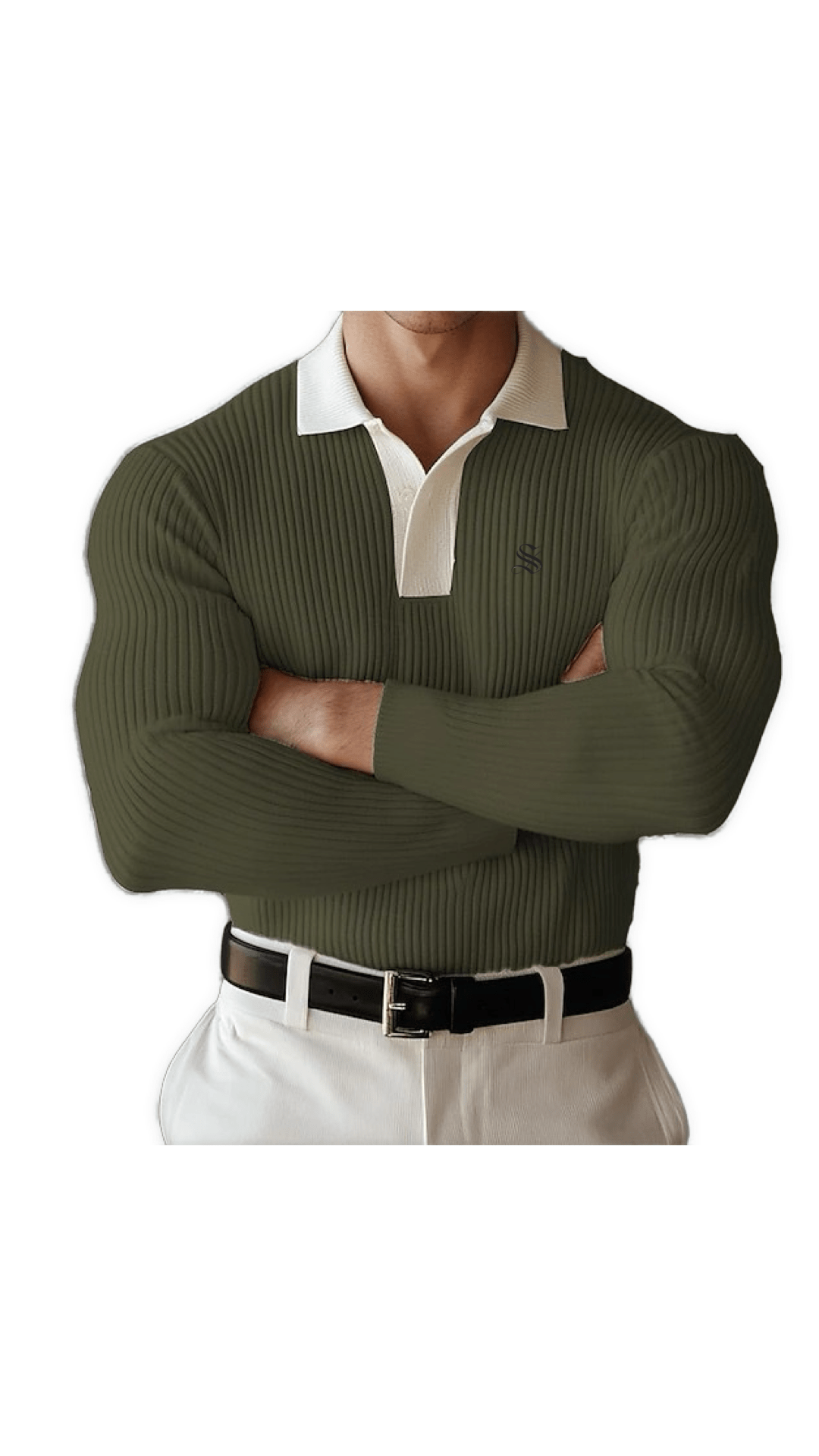 Naza - Long Sleeves Polo Shirt for Men - Sarman Fashion - Wholesale Clothing Fashion Brand for Men from Canada