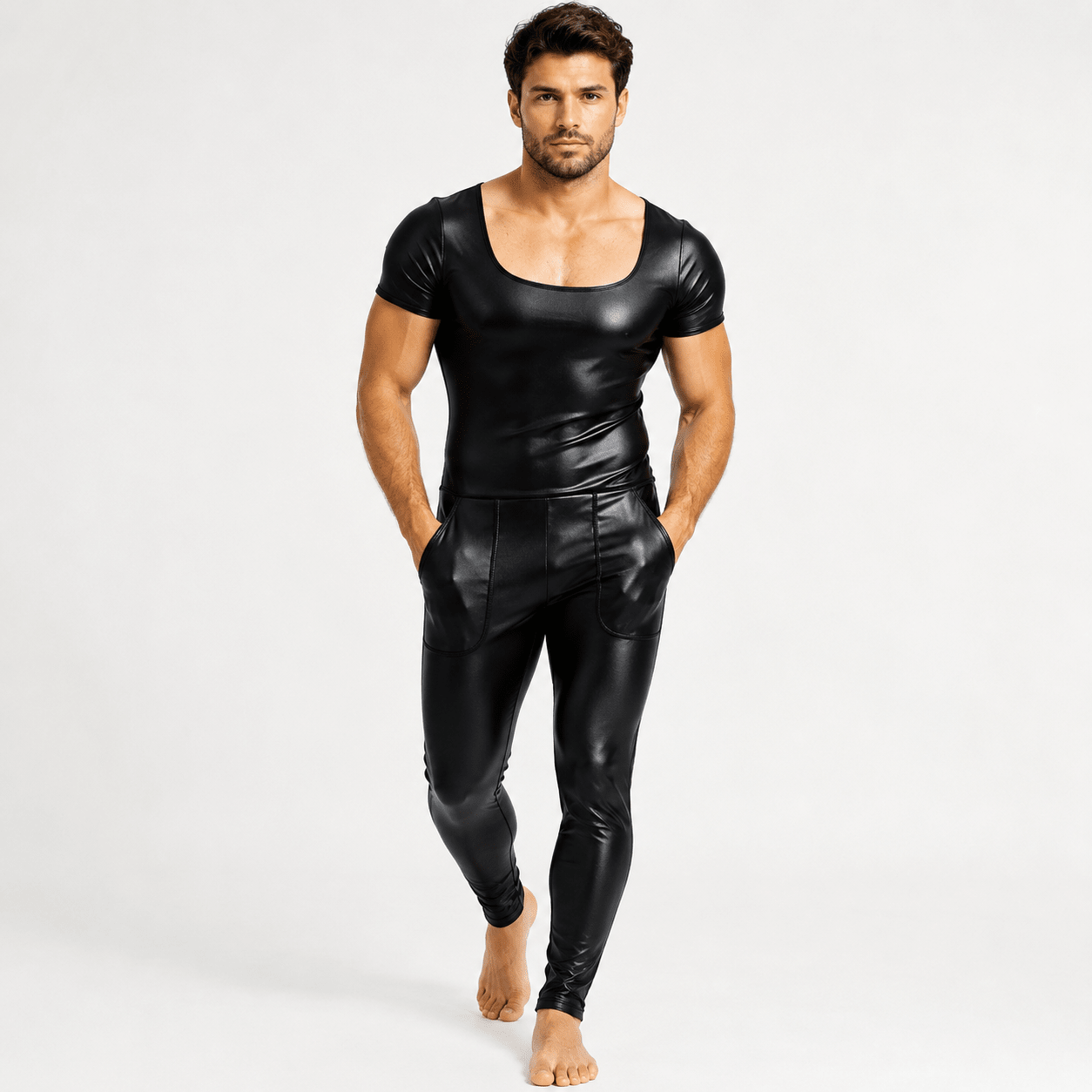 Nebiz 13 - Jumpsuit Leggings for Men - Sarman Fashion - Wholesale Clothing Fashion Brand for Men from Canada