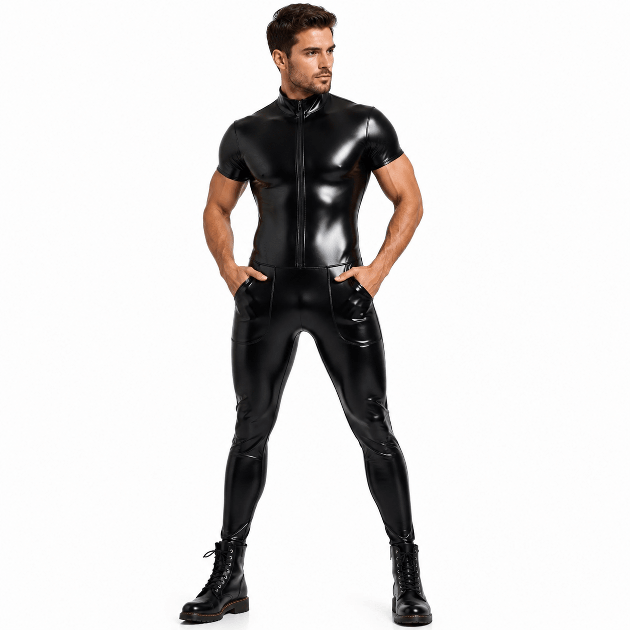 Nebiz 25 - Jumpsuit Leggings for Men - Sarman Fashion - Wholesale Clothing Fashion Brand for Men from Canada