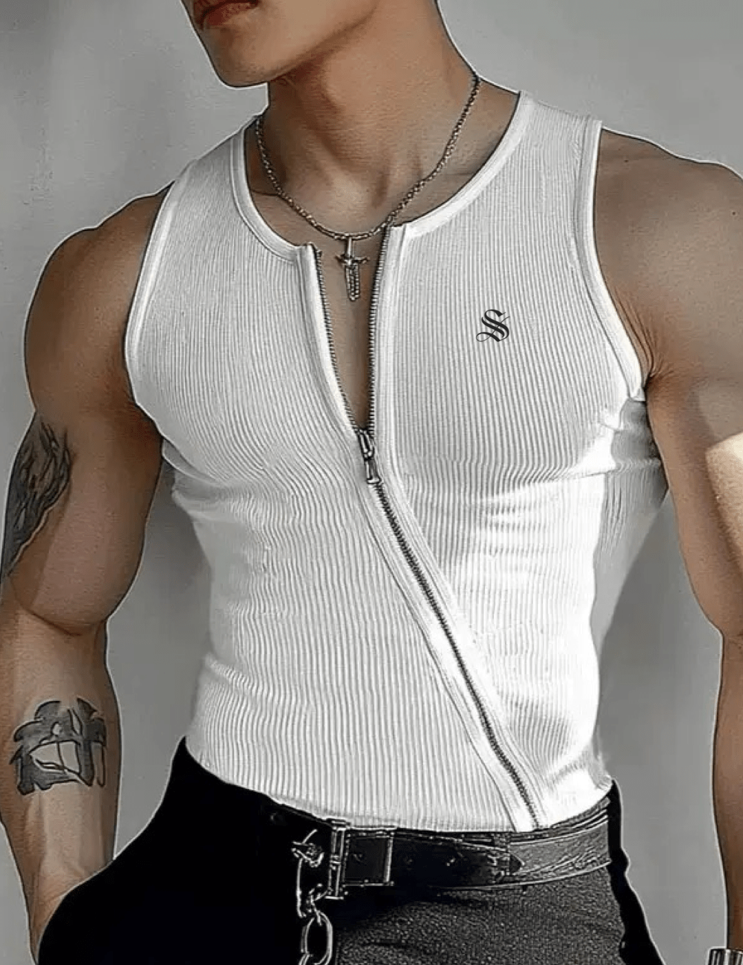 NewkaSR 16 - Tank Top for Men - Sarman Fashion - Wholesale Clothing Fashion Brand for Men from Canada
