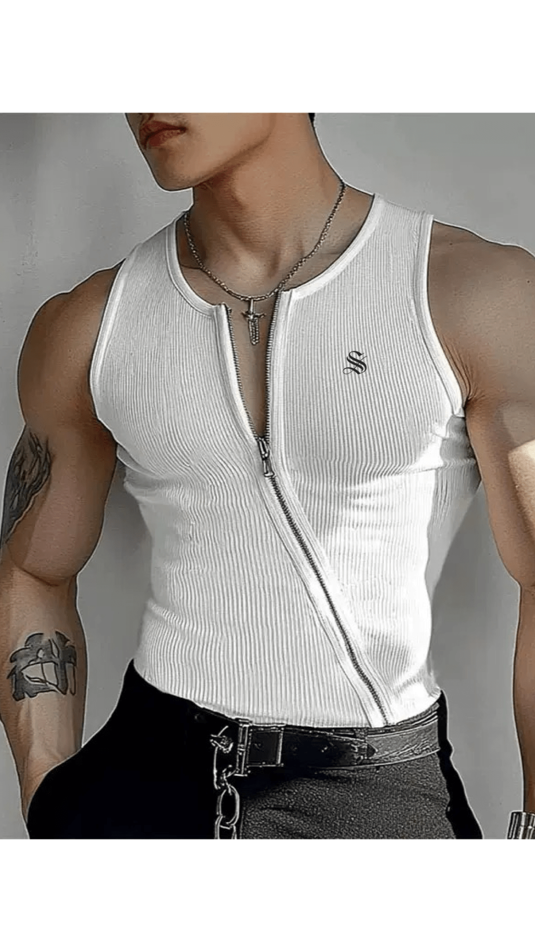 NewkaSR 16 - Tank Top for Men - Sarman Fashion - Wholesale Clothing Fashion Brand for Men from Canada