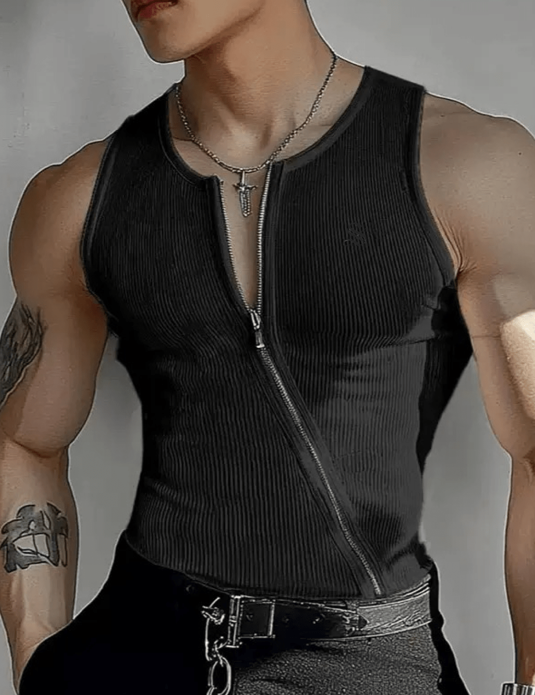 NewkaSR 16 - Tank Top for Men - Sarman Fashion - Wholesale Clothing Fashion Brand for Men from Canada