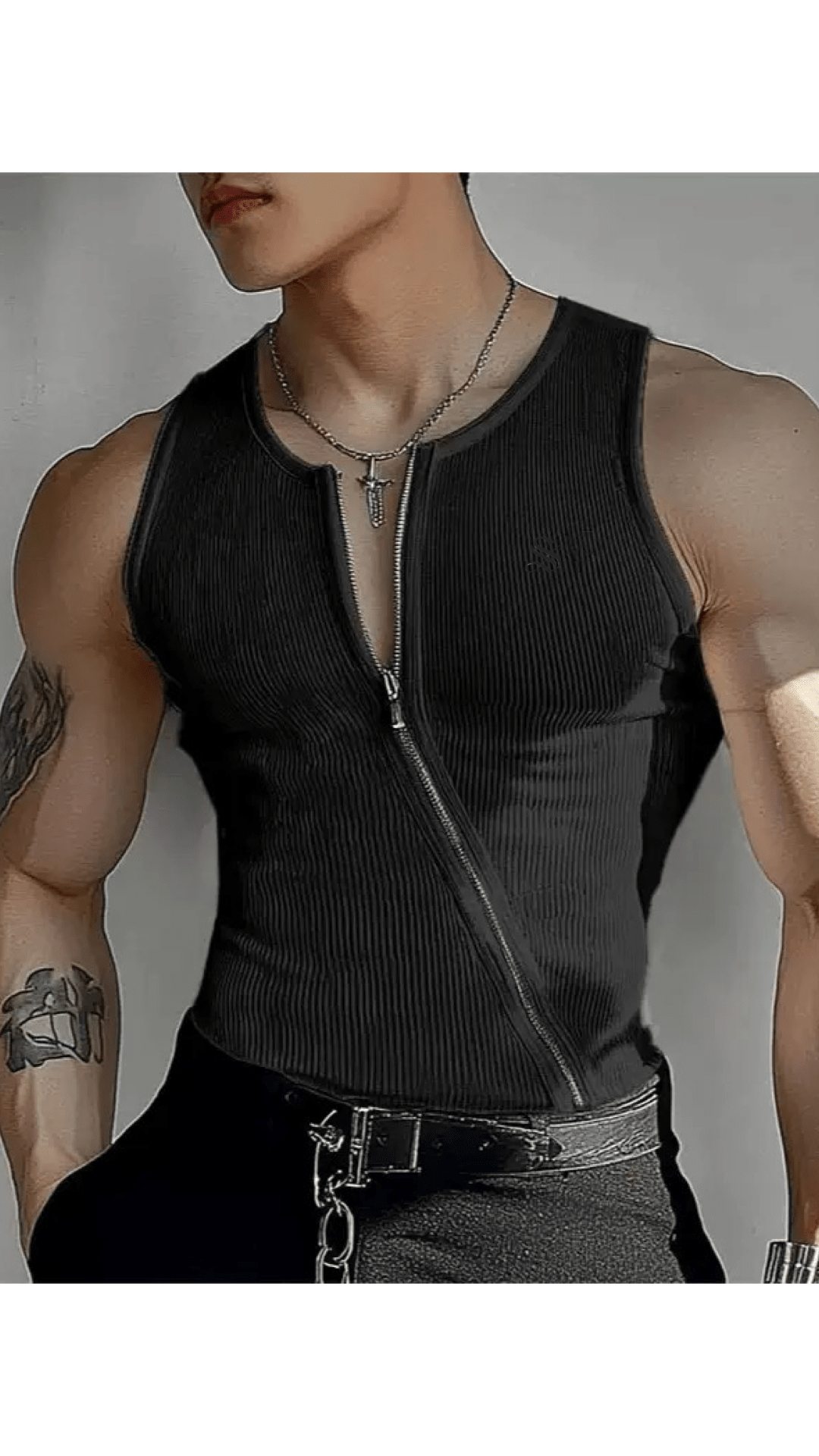 NewkaSR 16 - Tank Top for Men - Sarman Fashion - Wholesale Clothing Fashion Brand for Men from Canada