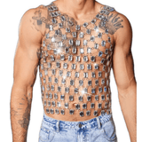 NewkaSR 4 - Tank Top for Men - Sarman Fashion - Wholesale Clothing Fashion Brand for Men from Canada