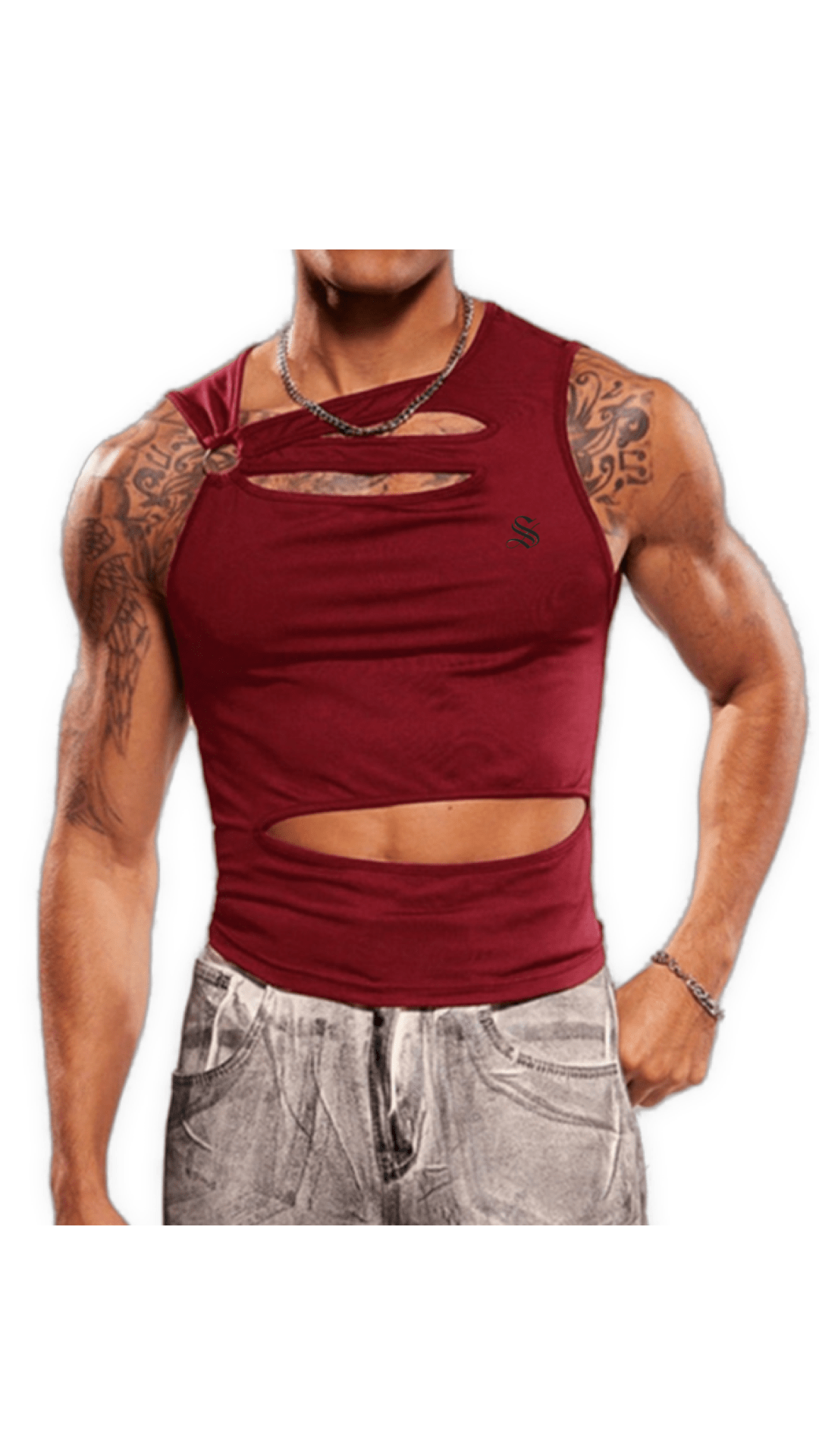 NewkaSR 7 - Tank Top for Men - Sarman Fashion - Wholesale Clothing Fashion Brand for Men from Canada