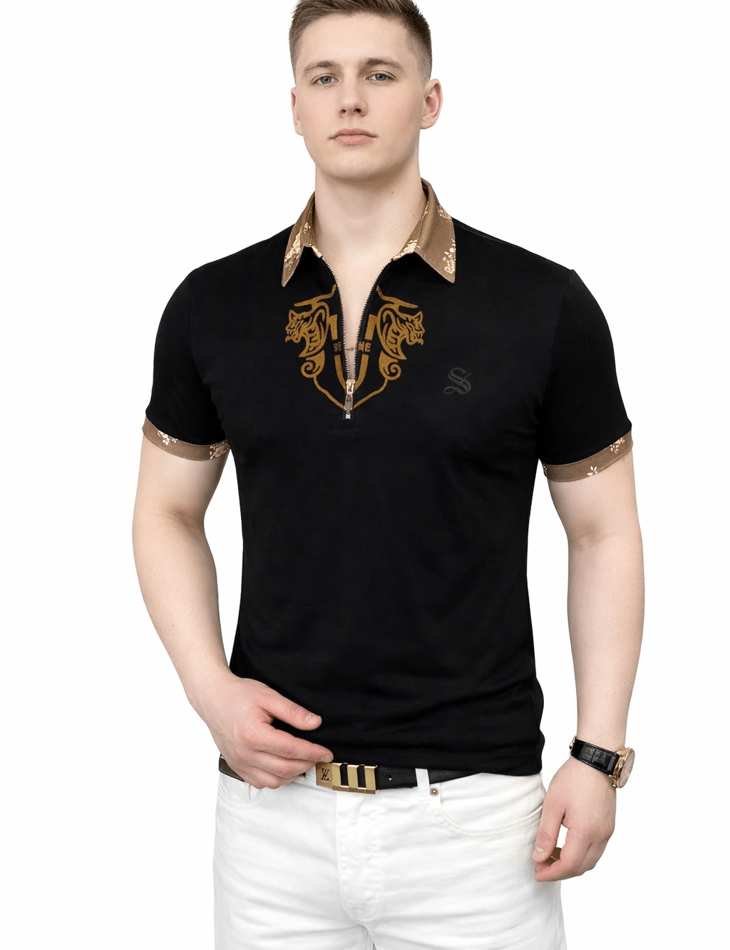 NHOL 3 - Polo Shirt for Men - Sarman Fashion - Wholesale Clothing Fashion Brand for Men from Canada