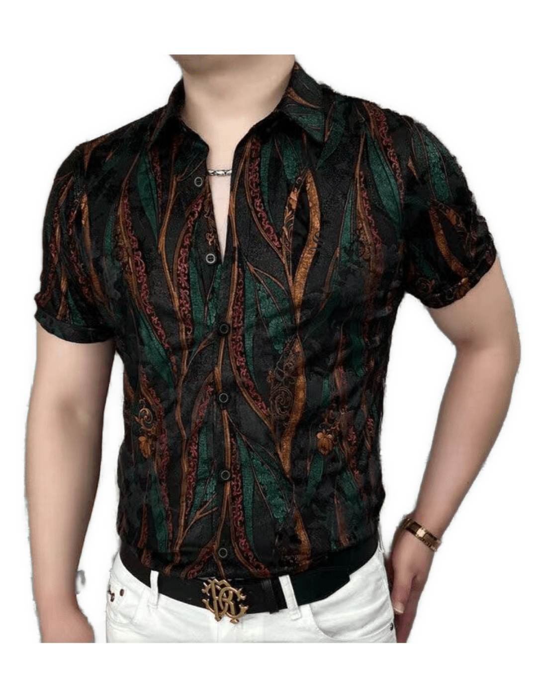 NHOL 5 - Shirt for Men - Sarman Fashion - Wholesale Clothing Fashion Brand for Men from Canada