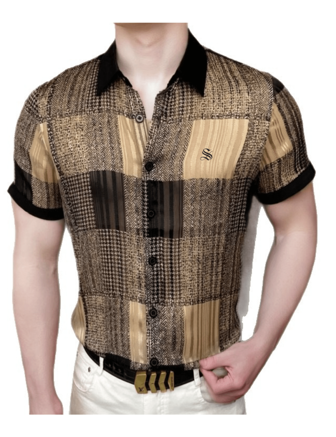 NHOL 54 - Shirt for Men - Sarman Fashion - Wholesale Clothing Fashion Brand for Men from Canada