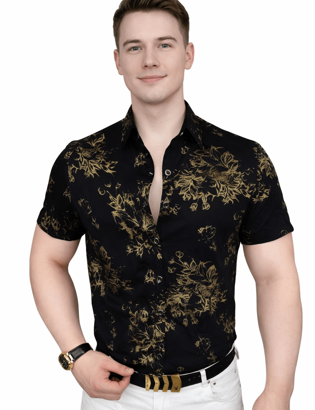 NHOL 6 - Shirt for Men - Sarman Fashion - Wholesale Clothing Fashion Brand for Men from Canada