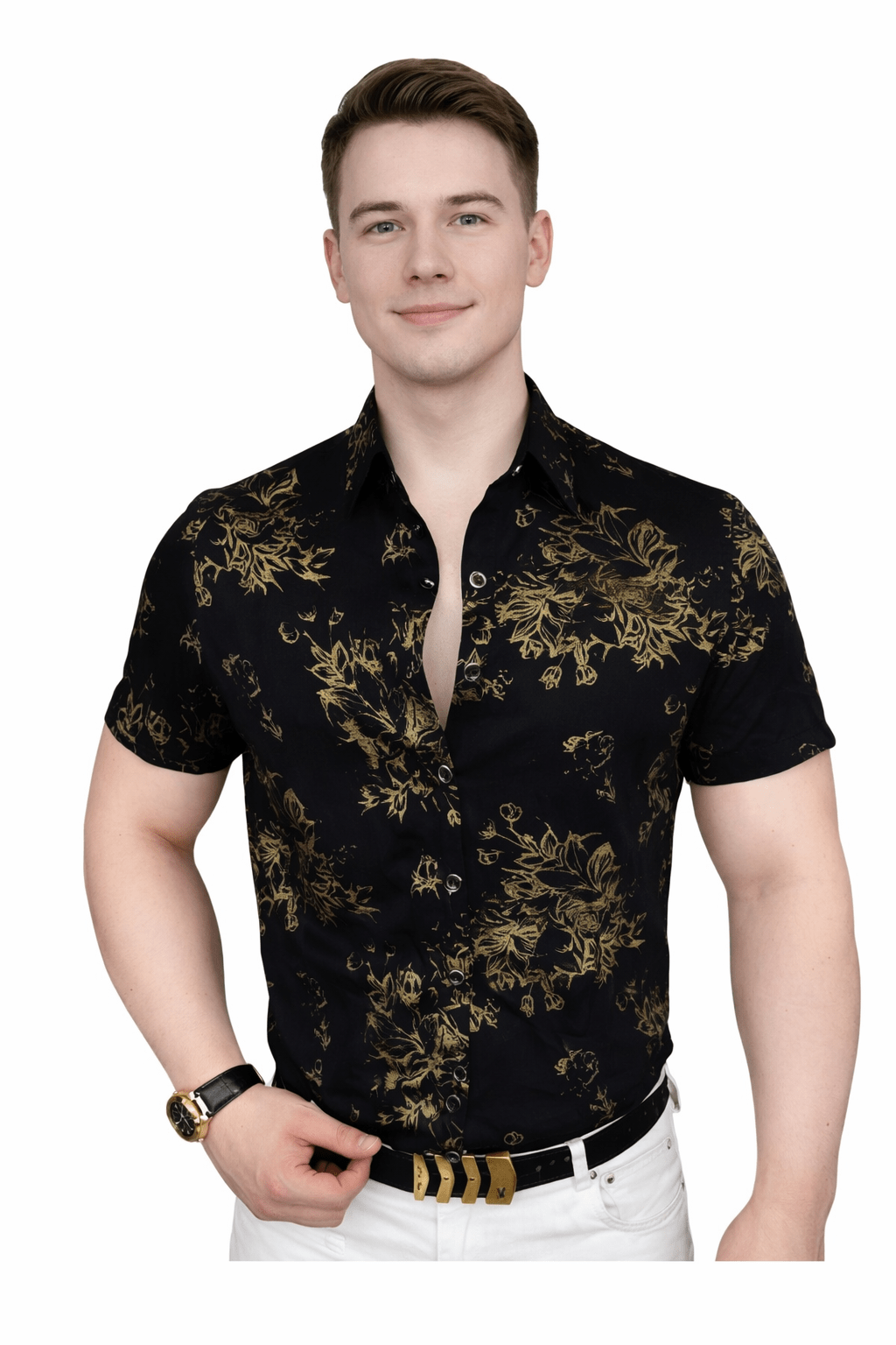 NHOL 6 - Shirt for Men - Sarman Fashion - Wholesale Clothing Fashion Brand for Men from Canada