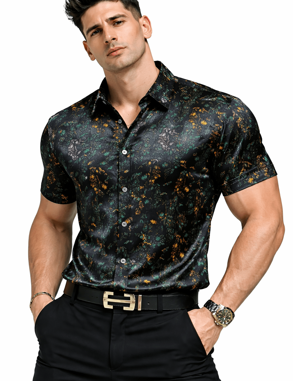 NHOL 76 - Shirt for Men - Sarman Fashion - Wholesale Clothing Fashion Brand for Men from Canada