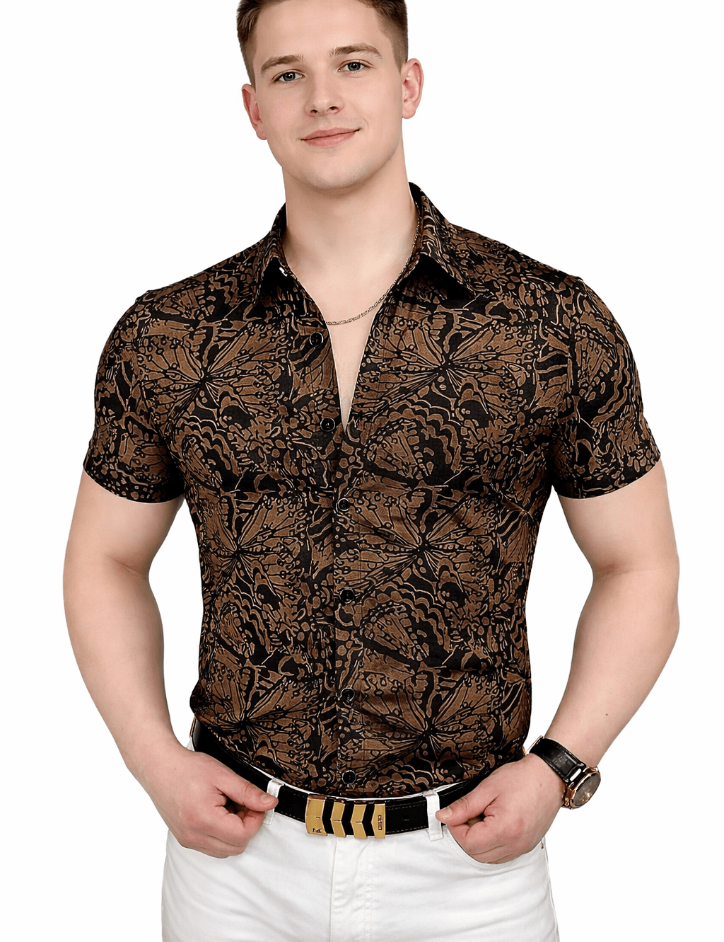 NHOL 8 - Shirt for Men - Sarman Fashion - Wholesale Clothing Fashion Brand for Men from Canada