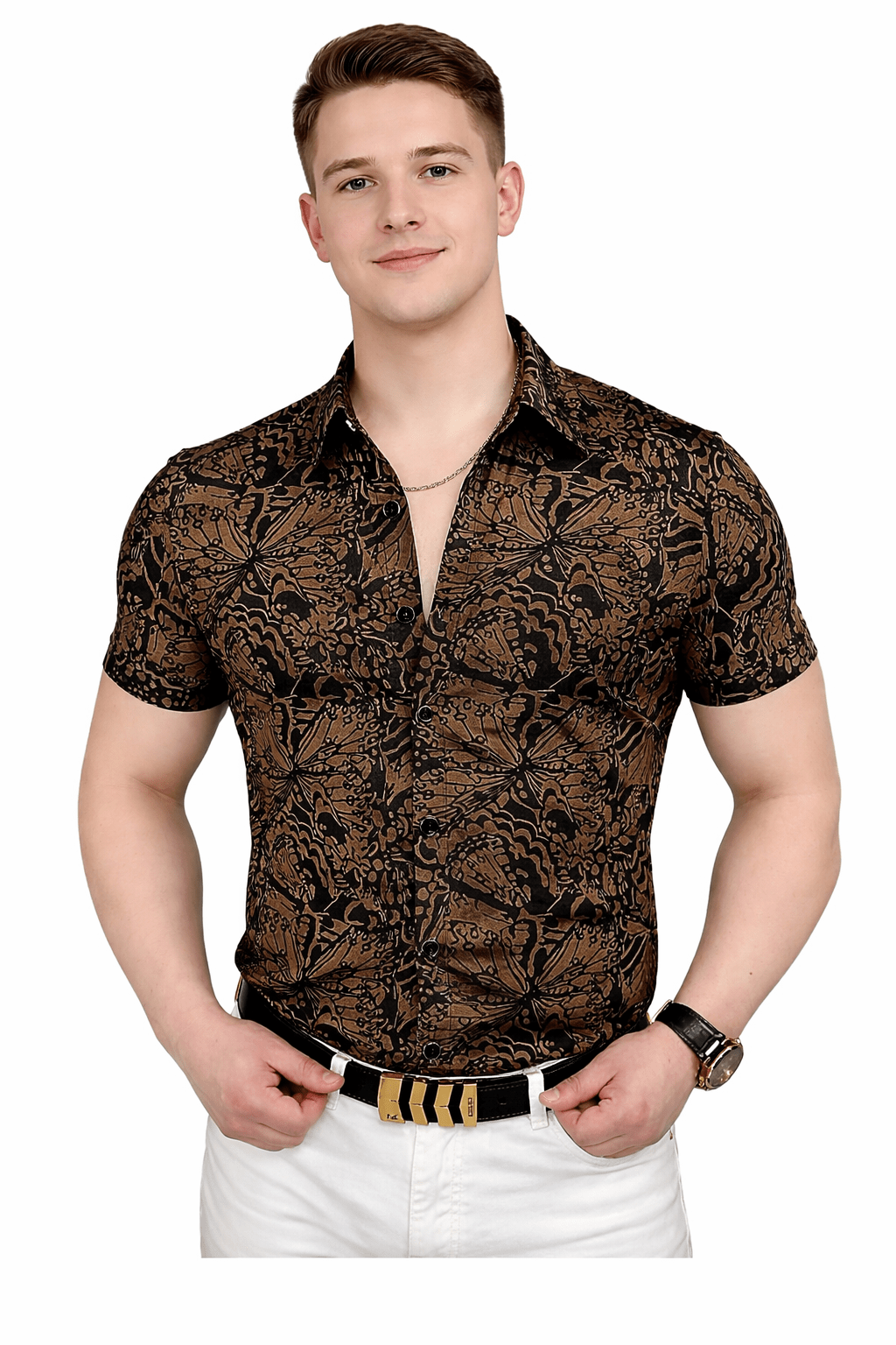 NHOL 8 - Shirt for Men - Sarman Fashion - Wholesale Clothing Fashion Brand for Men from Canada