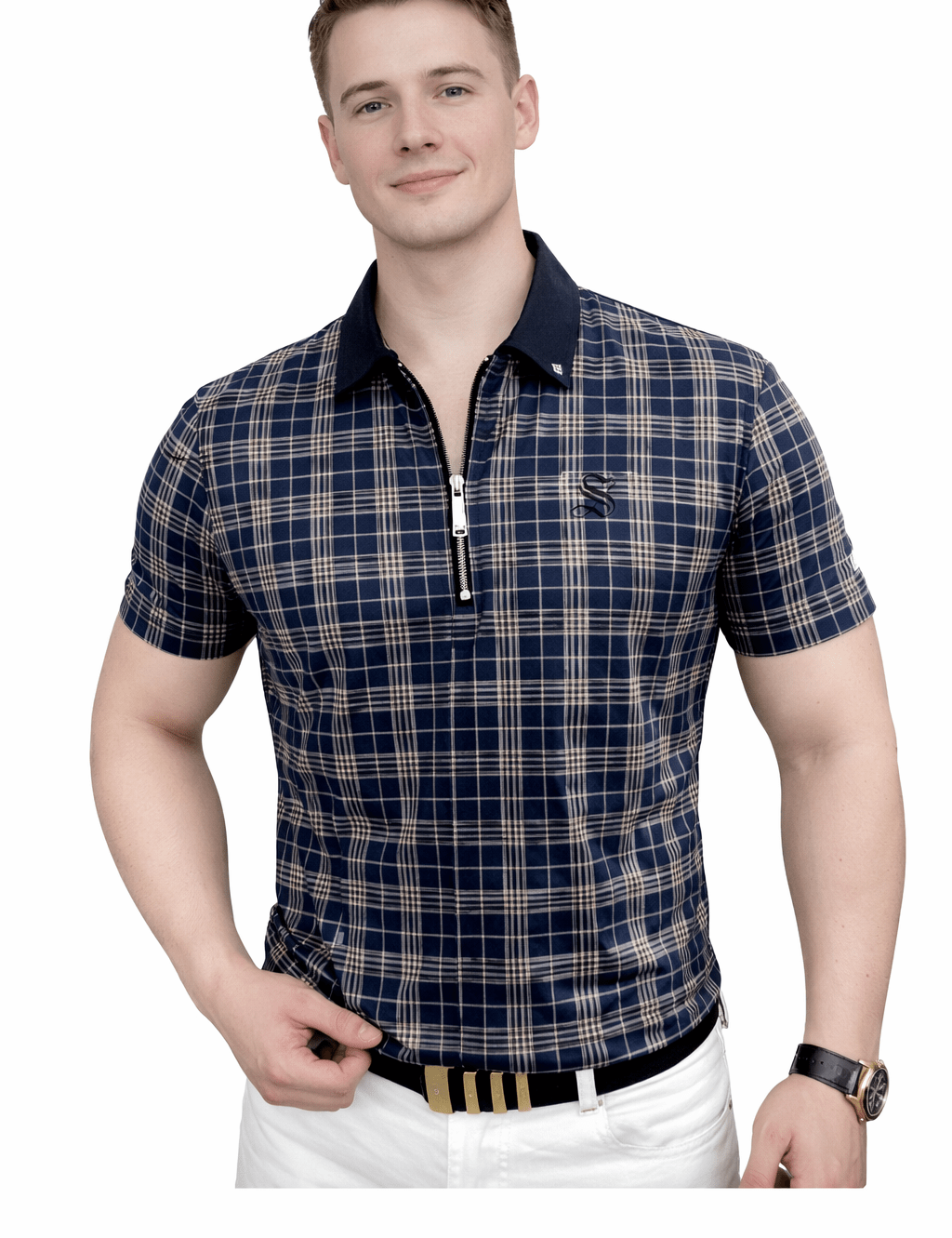 NHOLV 2 - Polo Shirt for Men - Sarman Fashion - Wholesale Clothing Fashion Brand for Men from Canada