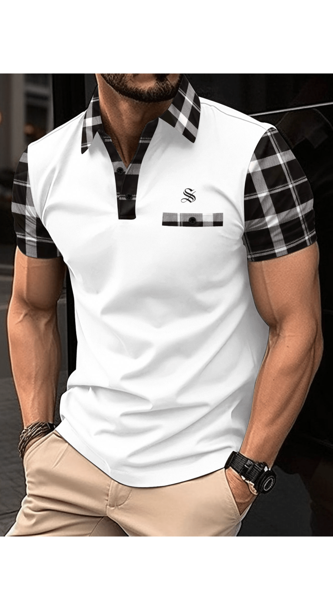 NHOLV 2 - Polo Shirt for Men - Sarman Fashion - Wholesale Clothing Fashion Brand for Men from Canada