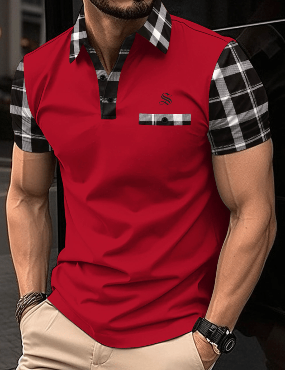 NHOLV 2 - Polo Shirt for Men - Sarman Fashion - Wholesale Clothing Fashion Brand for Men from Canada