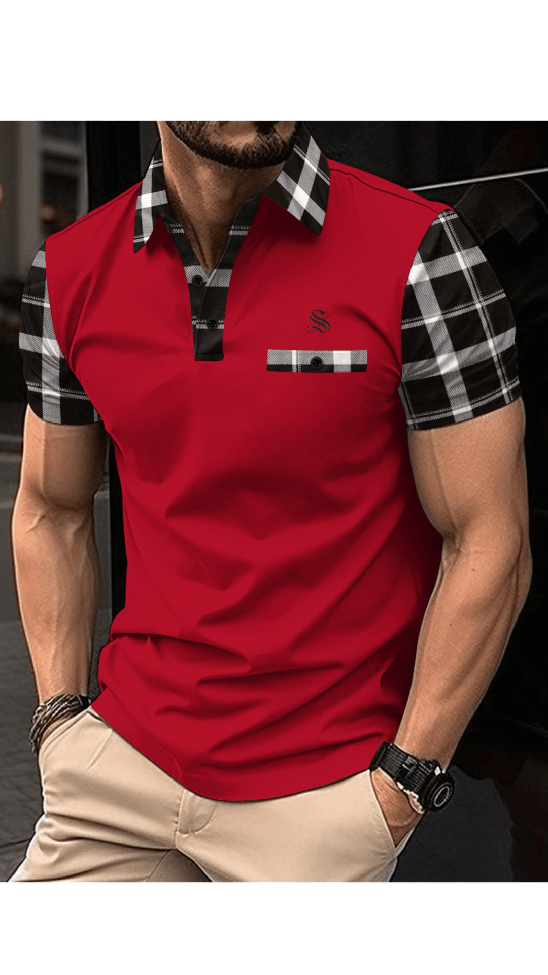 NHOLV 2 - Polo Shirt for Men - Sarman Fashion - Wholesale Clothing Fashion Brand for Men from Canada