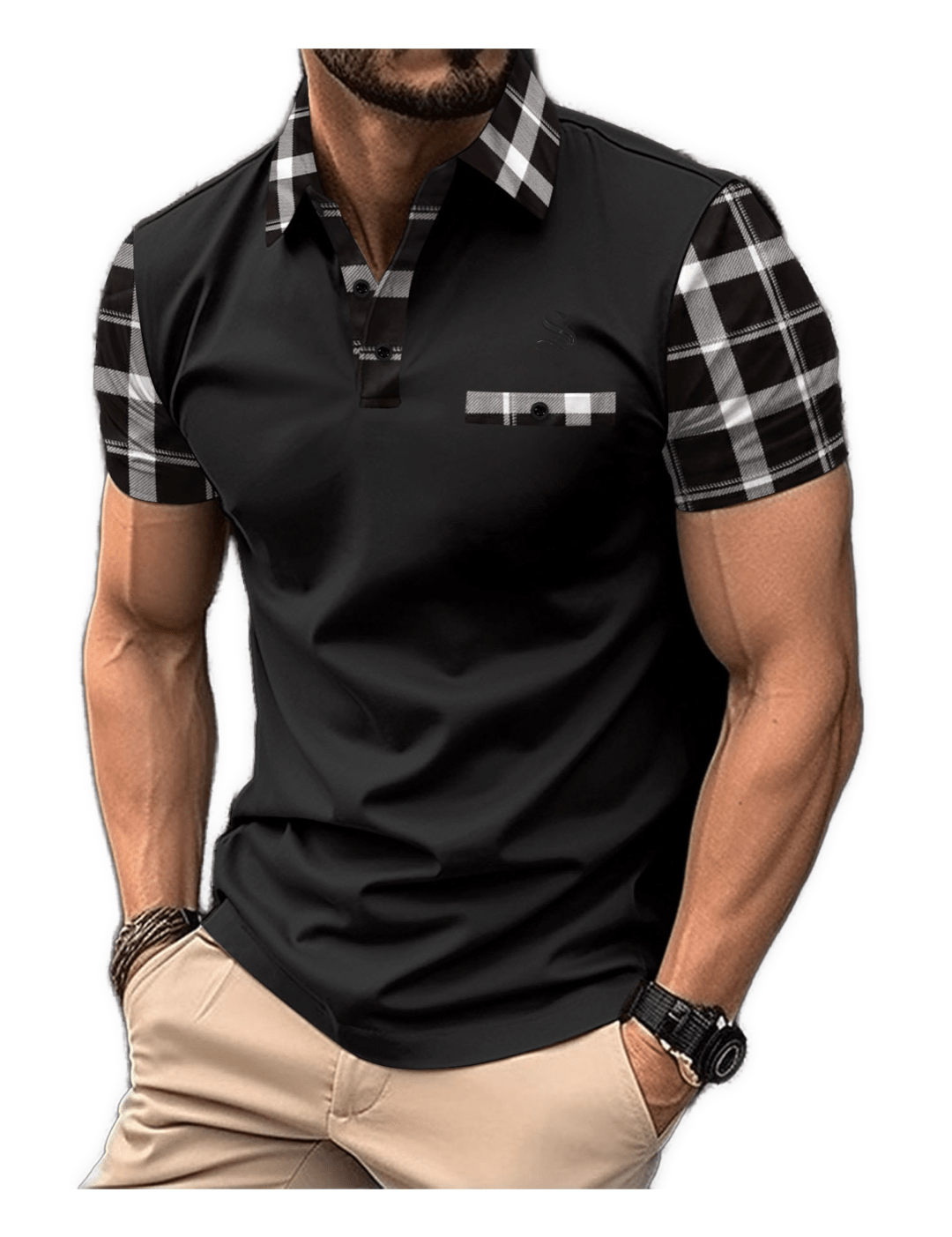 NHOLV 2 - Polo Shirt for Men - Sarman Fashion - Wholesale Clothing Fashion Brand for Men from Canada