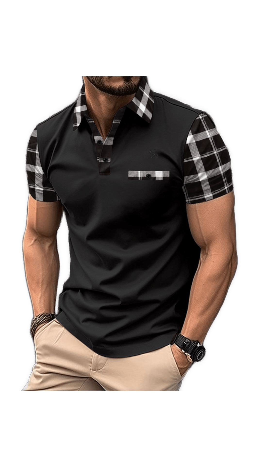 NHOLV 2 - Polo Shirt for Men - Sarman Fashion - Wholesale Clothing Fashion Brand for Men from Canada
