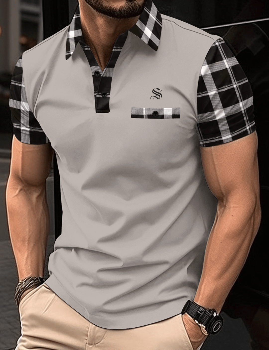NHOLV 2 - Polo Shirt for Men - Sarman Fashion - Wholesale Clothing Fashion Brand for Men from Canada