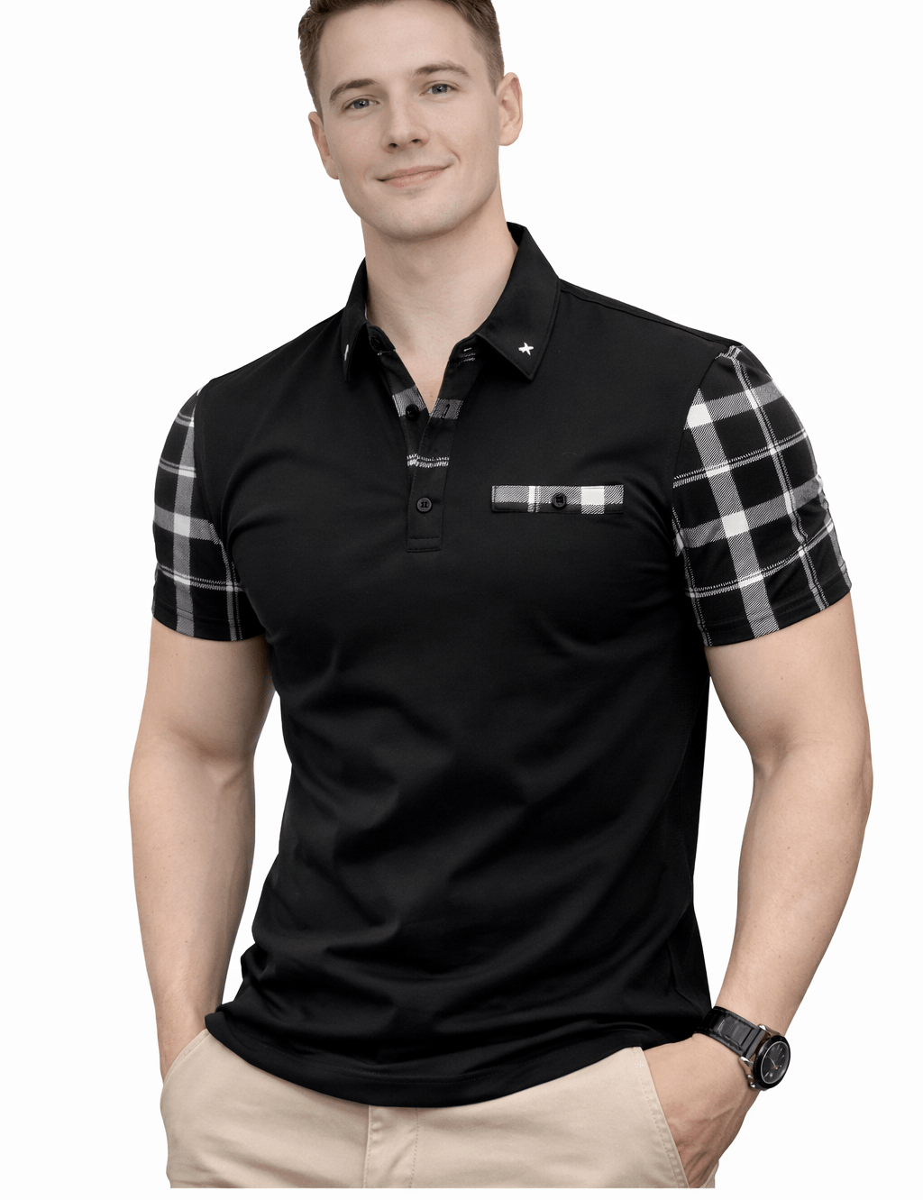 NHOLV 2 - Polo Shirt for Men - Sarman Fashion - Wholesale Clothing Fashion Brand for Men from Canada