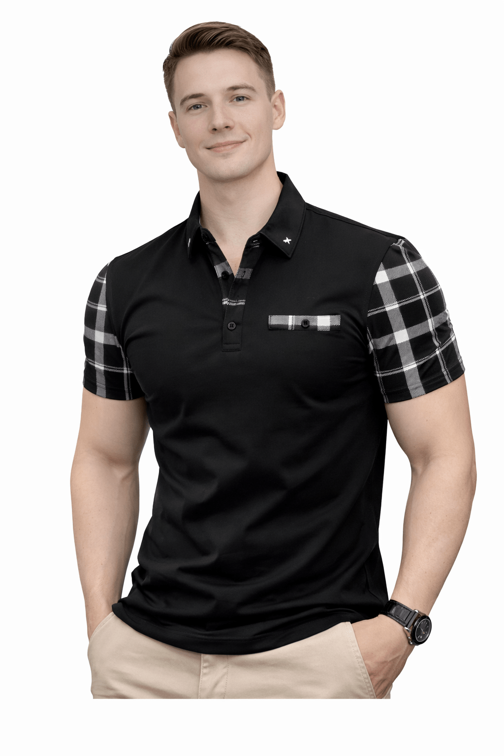 NHOLV 2 - Polo Shirt for Men - Sarman Fashion - Wholesale Clothing Fashion Brand for Men from Canada