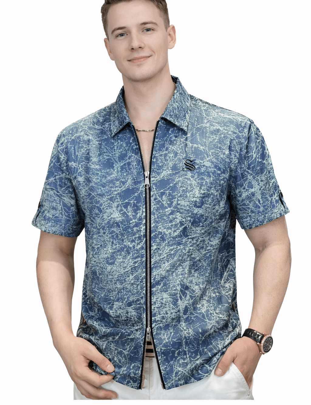 NHOLV 3 - Polo Shirt for Men - Sarman Fashion - Wholesale Clothing Fashion Brand for Men from Canada