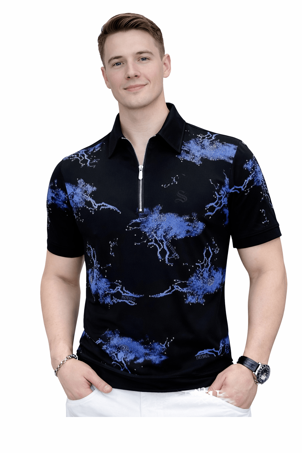 NHOLV 5 - Polo Shirt for Men - Sarman Fashion - Wholesale Clothing Fashion Brand for Men from Canada